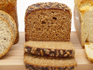various spelt breads