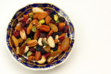 nuts and dried fruit
