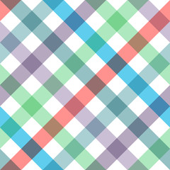 Pastel Tablecloth Multiply Colors Pattern