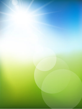 abstract background green, light and sunny , .