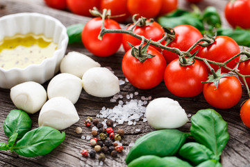 Caprese salad ingredients