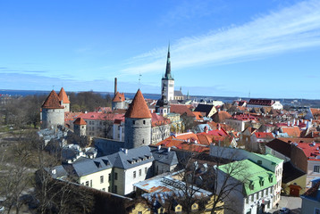 Obraz premium Old Town in Tallinn.