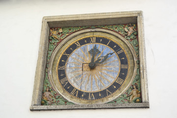 Fototapeta na wymiar Tallinn clock.