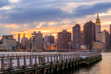 Obraz premium New York City with skyscrapers