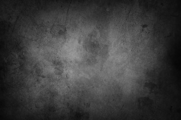 Black grunge concrete texture stone wall dark background