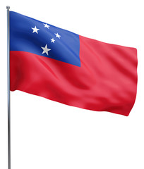 Naklejka premium Samoa Flag Image