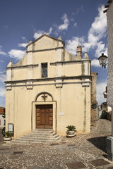Church of St. Assunta in Galtelli. Sardinia. Italy