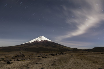 Cotopaxi at night