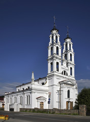 Fototapeta na wymiar Church of the Archangel Michael in Ashmyany. Belarus 