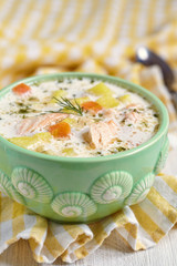 Salmon soup