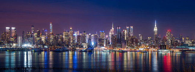 New York City skyline - obrazy, fototapety, plakaty
