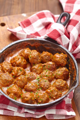 Meatballs with tomato sauce