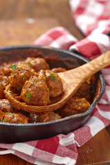 Meatballs with tomato sauce