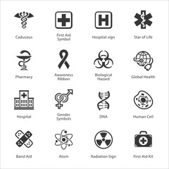 Medical & Health Care Icons - Set 1

