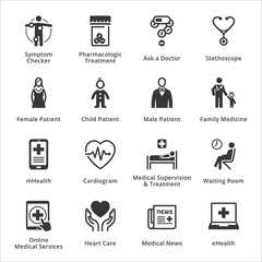 Medical & Health Care Icons - Set 2
