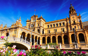 central building at the Plaza de Espana © JackF