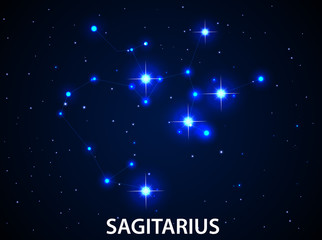 Set of Symbol Zodiac Sagitarius 