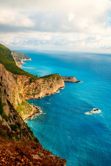 Obraz premium Coastline at Lefkada island in Greece