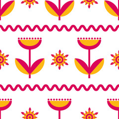 seamless pattern ethnic floral pattern