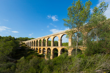 Roman aqueduct in Tarragona, Catalonia