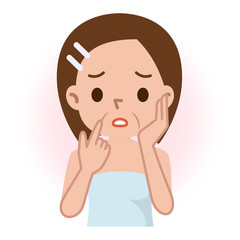 美容 ほうれい線 女性