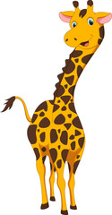 Obraz premium cute girafe cartoon