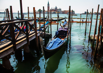 Fototapeta na wymiar Gandola in Venice