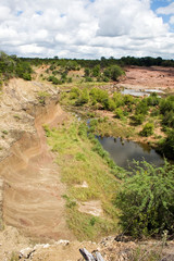 Redrocks in Krüger National Park, South Africa.