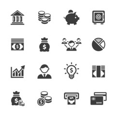 Money icons set.