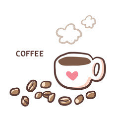 coffee hand drawing vector