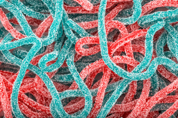 rubber candies in the shape of a snake