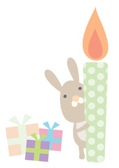 Birthday Card Rabbit