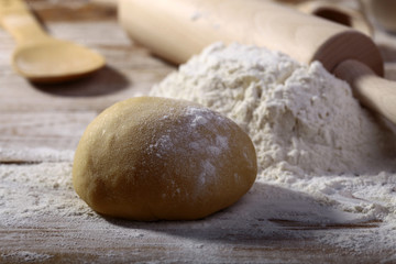 Fototapeta na wymiar Piece of dough