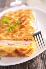 ham and cheese pie