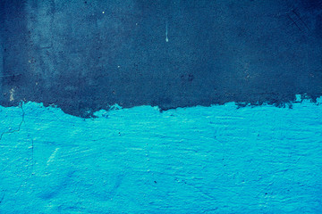 Half painted concrete