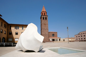Rome Square. Carbonia (Sardinia)