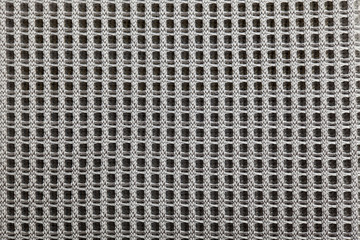 Shoes and clothing of mesh fabric texture