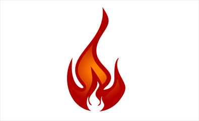 Simple Fire - Flame Illustration