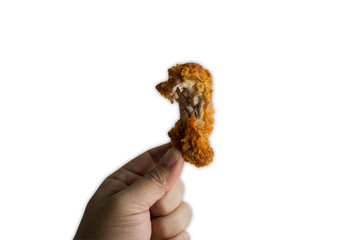 chicken drumsticks spice bake fried snack  hot herb concept