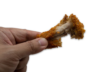 chicken drumsticks spice bake fried snack  hot herb concept