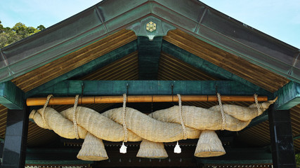 出雲大社　神楽殿　大注連縄