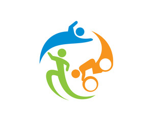 Triathlon Logo Template