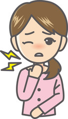 体調不良 喉の痛み