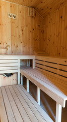 Fototapeta na wymiar Sauna interior