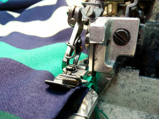 Dusty industrial overlock.