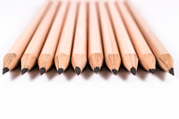 concept abstract of pencils background with space