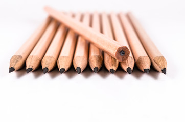 concept abstract of pencils background with space