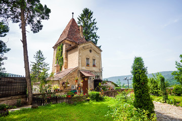 Fototapeta premium Rope manufacturers tower (Turnul Franghierilor)part of Sighisoa