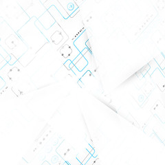 Abstract engineering technology background.