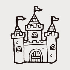 castle doodle - 82905570